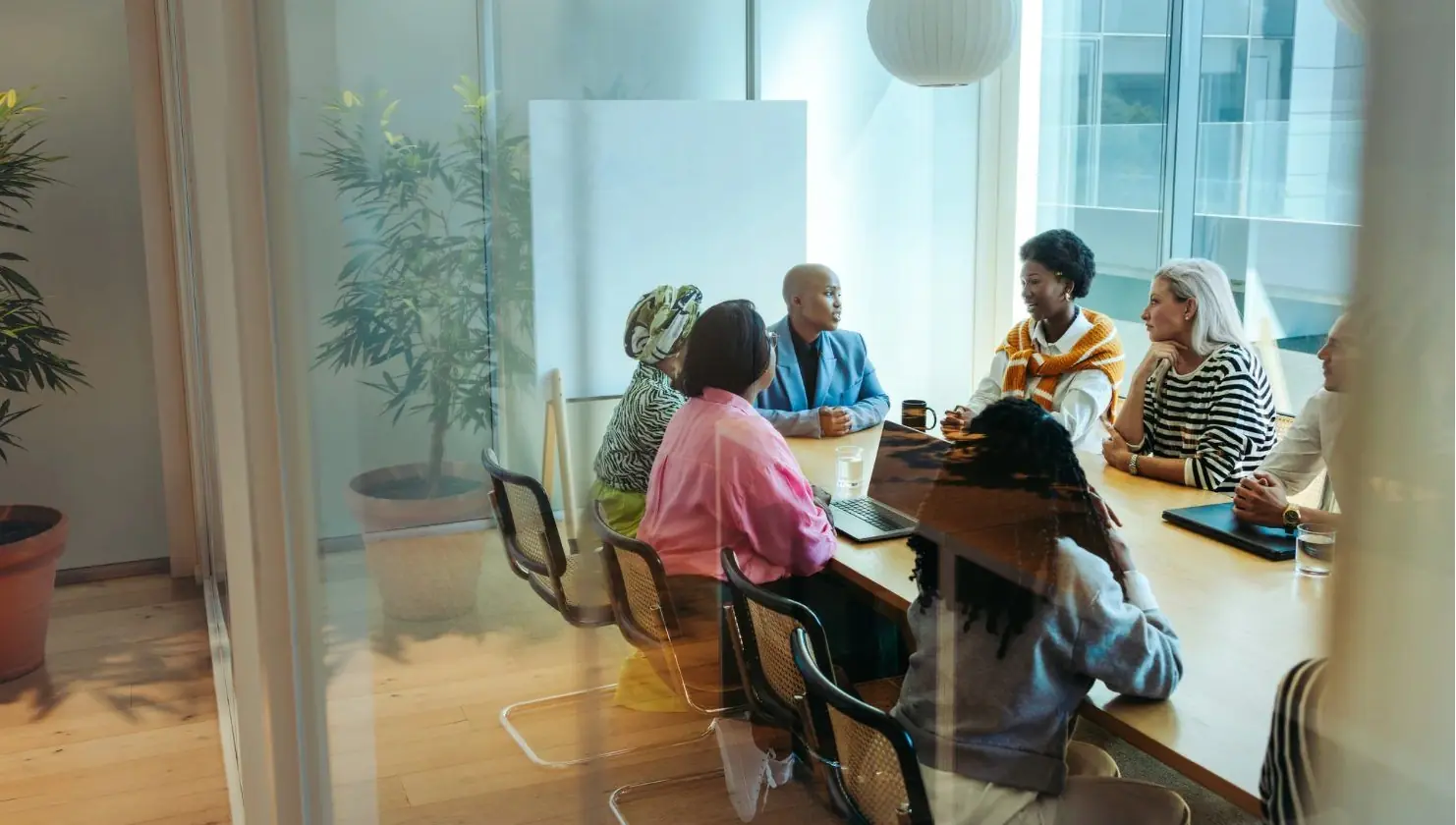 A working session in progress.